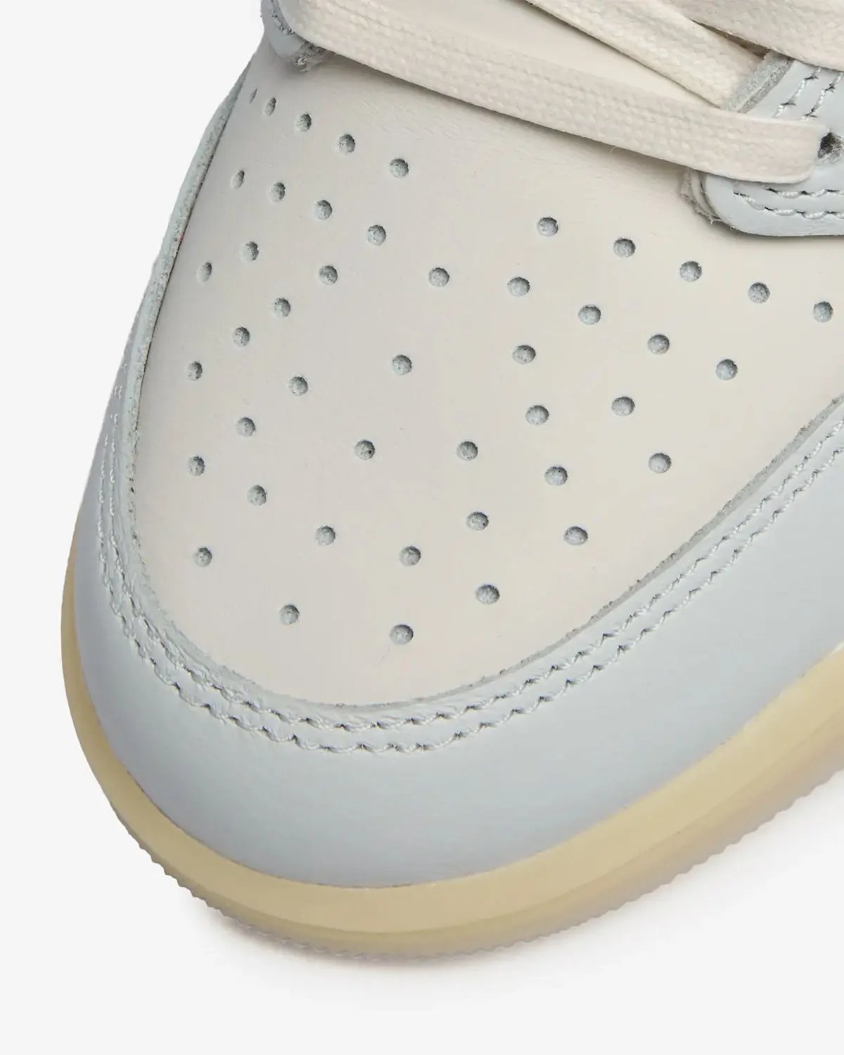 Air Jordan 1 Low OG with floral-patterned Swoosh in spring colorway - detail view 3