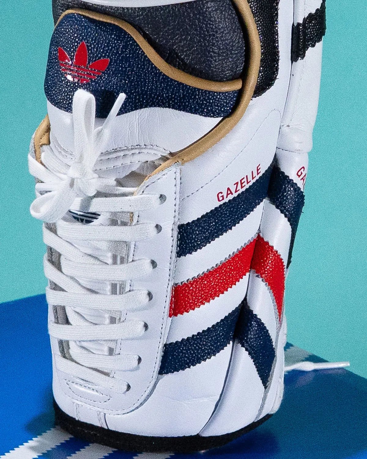 adidas Samba golf headcover by Dormie Workshop featuring gum rubber outsole labels and sneaker-inspired construction details - detail view 4