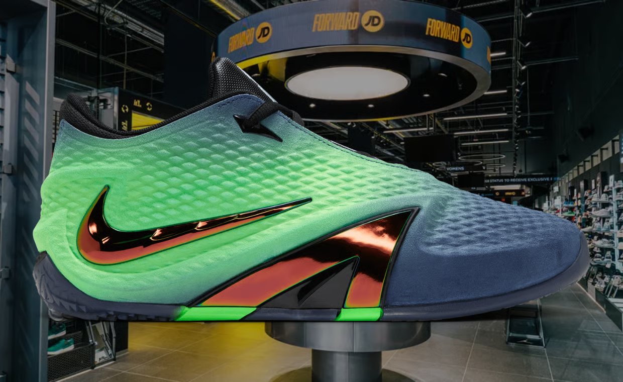 Nike Ja 4 Nightmare colorway featuring Cushlon 3.0 foam midsole and JA-Frame TPU stabilization frame, Ja Morant's 2026-27 signature model