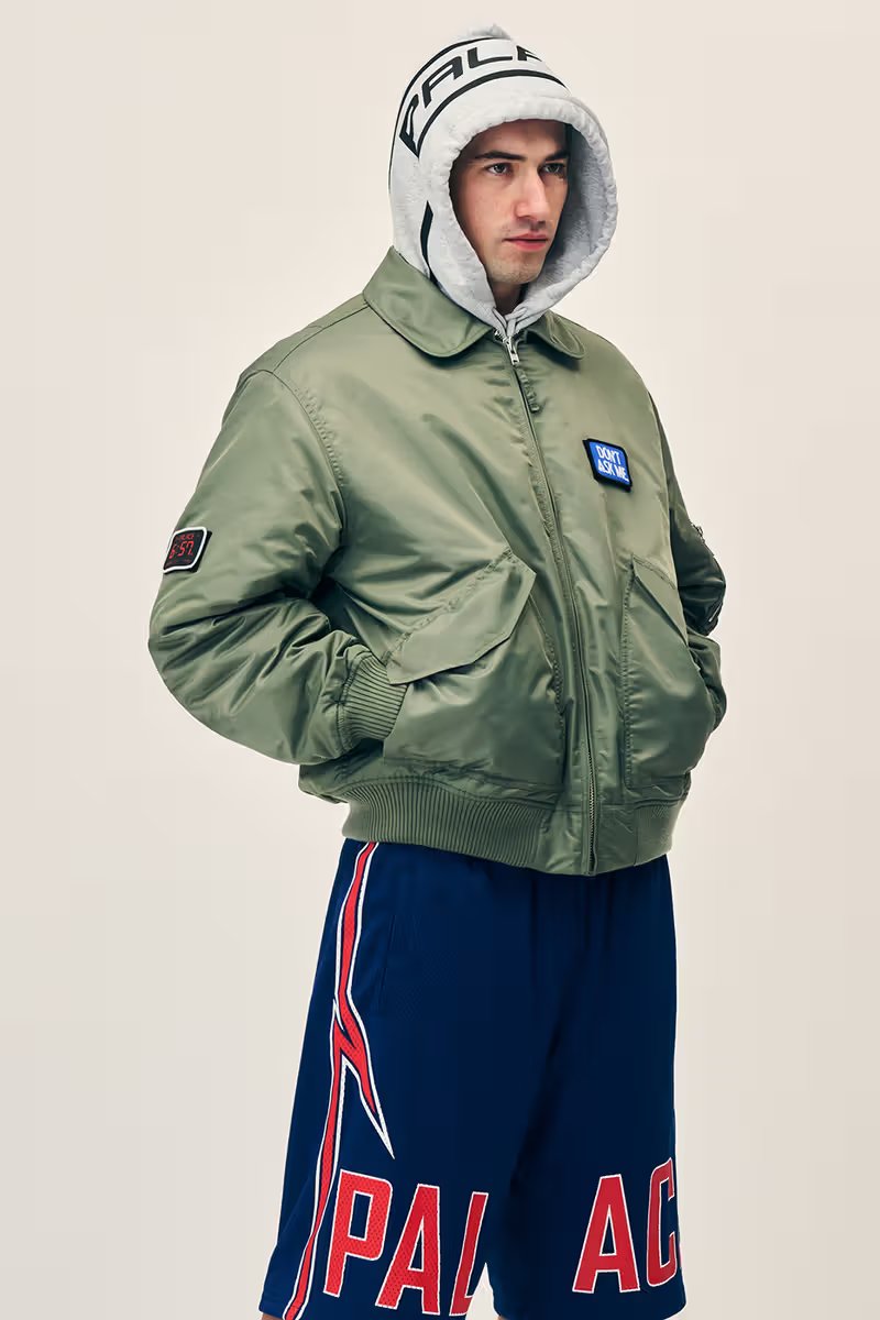 Palace Summer 2026 Mozart varsity jacket with exclusive Nike collaboration details - detail view 3