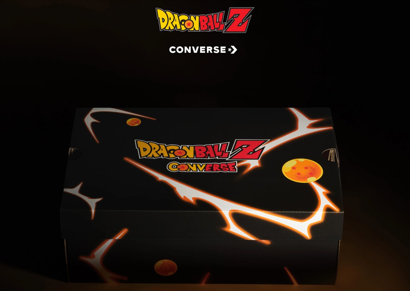 Dragon Ball Z x Converse Chuck Taylor All-Star collection featuring character-inspired colorways including Goku, Vegeta, and Shenron designs - detail view 1