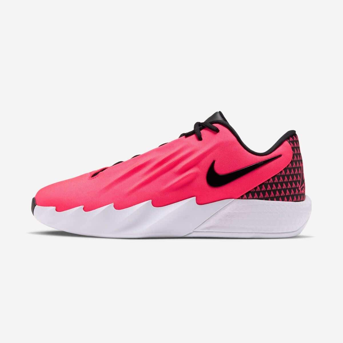 Nike Ja Twelve Time in Solar Red colorway with photon dust and cobalt bliss accents, September 2026 release - detail view 2