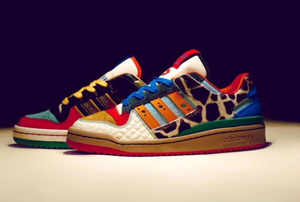 adidas W.T.M. Forum in Milwaukee-inspired colorway designed by Eric 'Shake' James - detail view 3