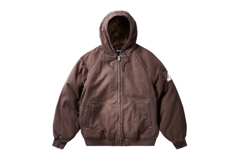 Palace Skateboards Fall 2026 collection overview featuring Avirex leather jacket, GORE-TEX outerwear, and Betty Boop graphics - detail view 4
