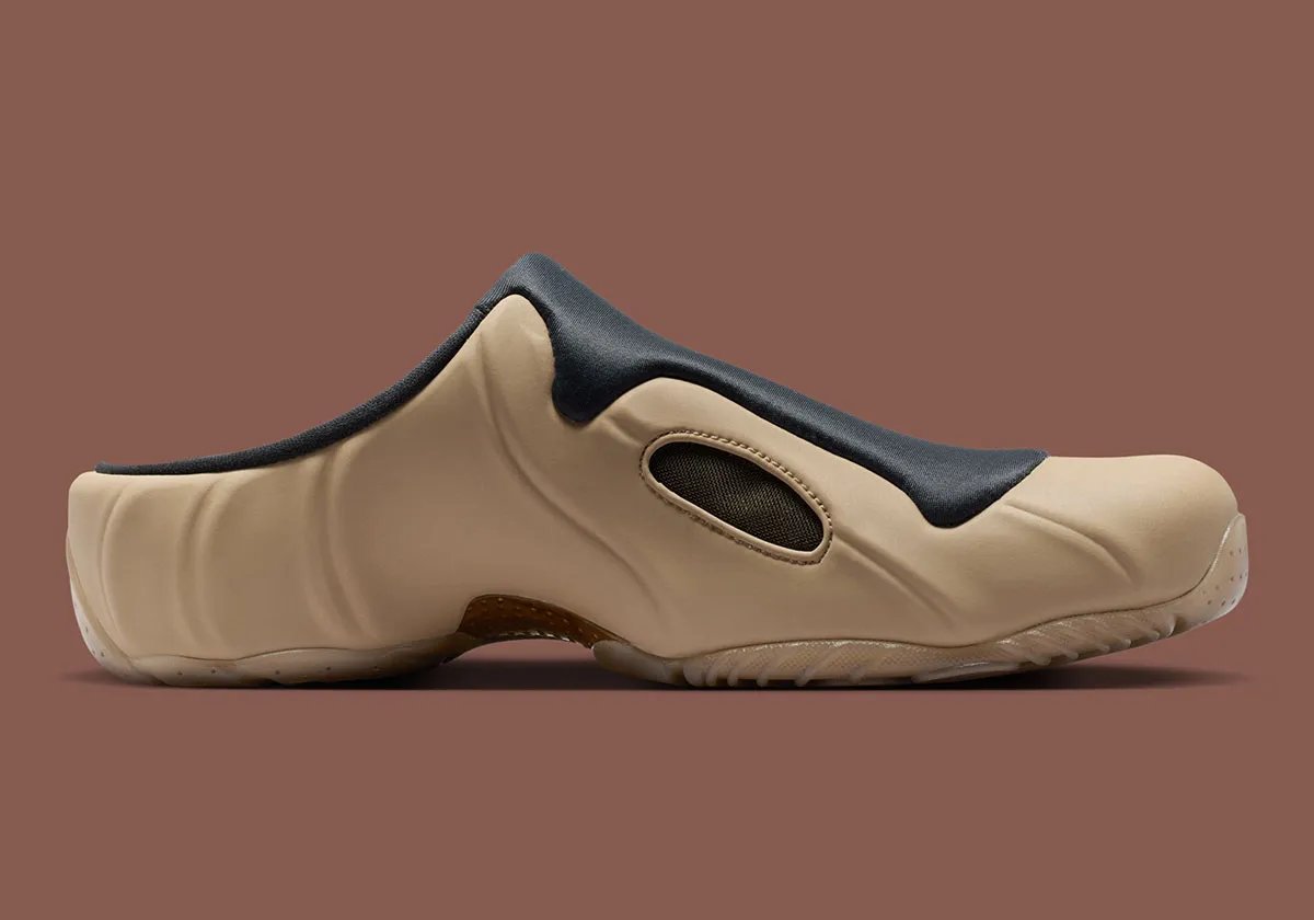 Nike Clogposite in Parachute Beige with composite upper and clog-inspired sole unit - detail view 2