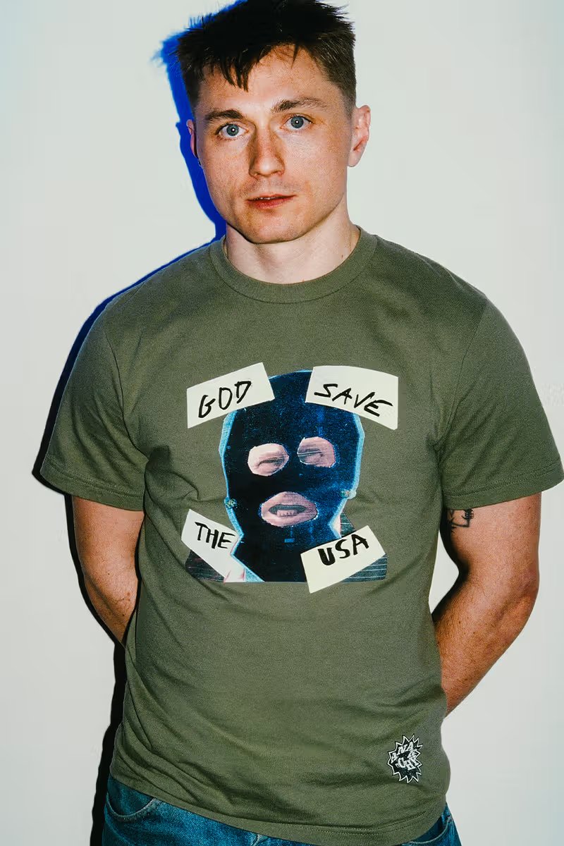 Supreme Spring 2026 graphic t-shirt collection featuring subcultural artwork by Jamie Reid and Lee Friedlander - detail view 3