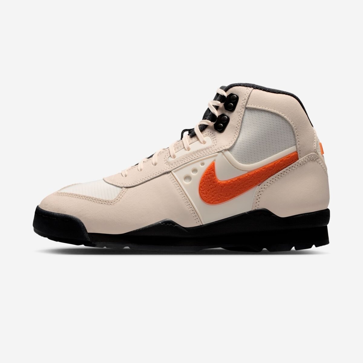 Nike Baltoro Chalk and Safety Orange colorway, full lateral view - detail view 2
