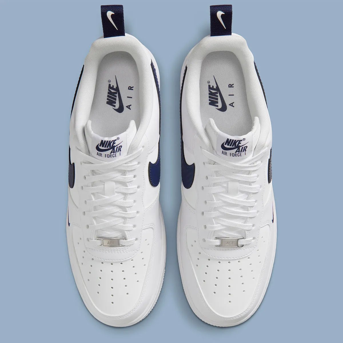 Nike Air Force 1 Low with carbon fiber Swoosh and accent details - detail view 4