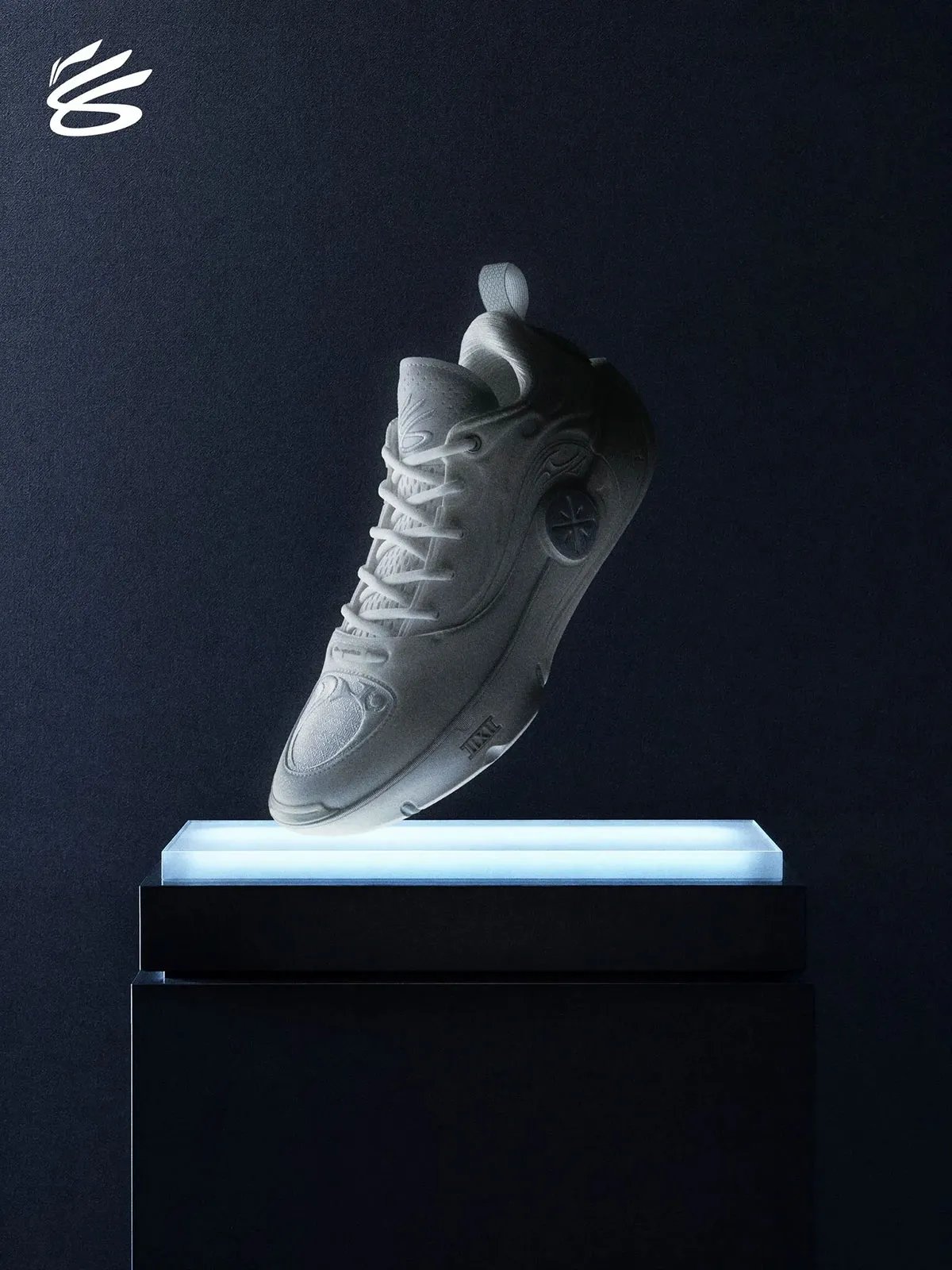 Li-Ning Steph Curry JB4 Dark Night PE with silver signature logo on tongue - detail view 1