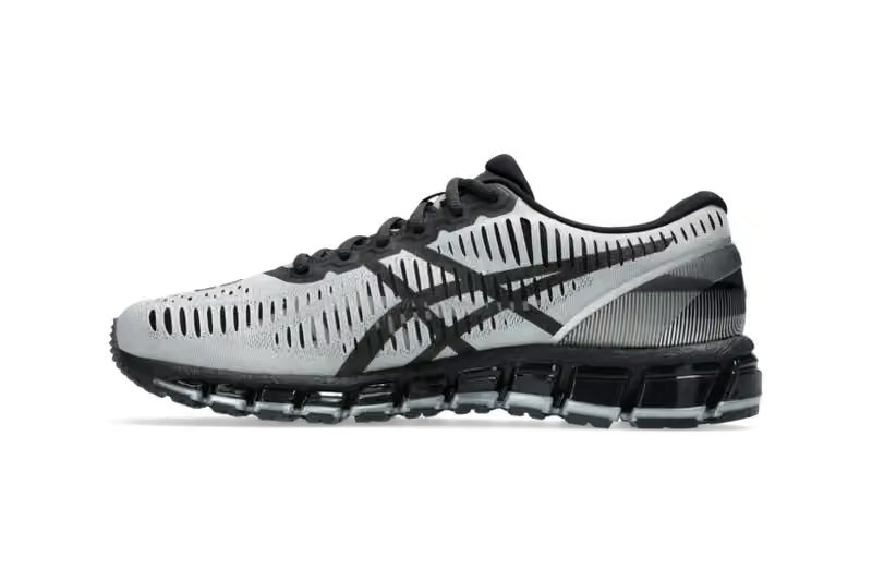 ASICS x C.P. Company GEL-QUANTUM 360 I in Pure Silver and Moroccan Blue colorways - detail view 4
